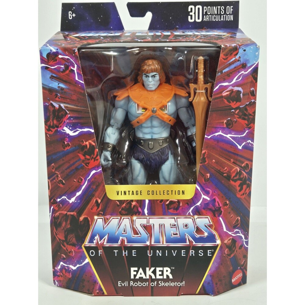 Mattel MOTU Masterverse Vintage Collection Faker 7" Figure JBP94 New Sealed